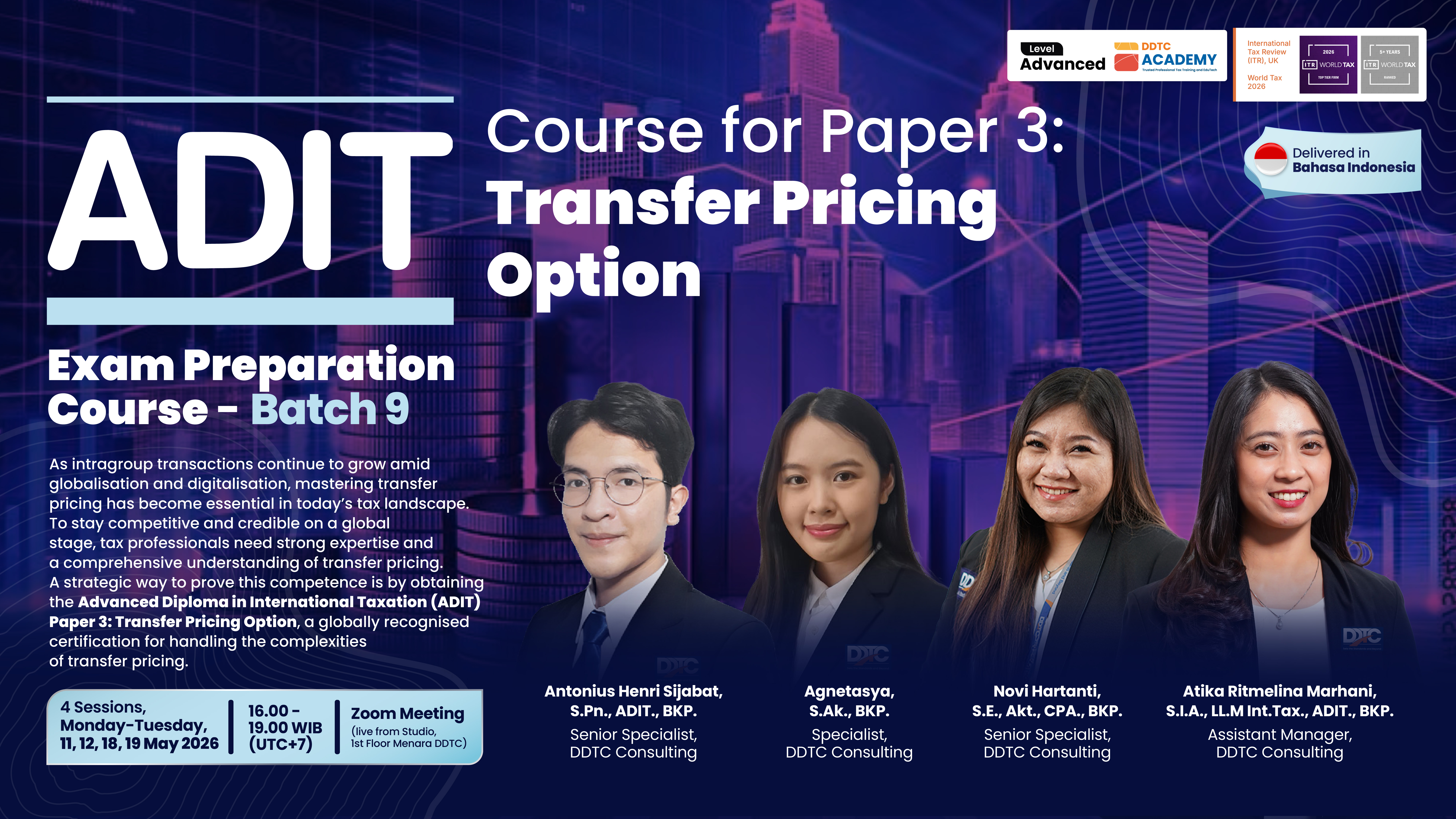 ADIT Exam Preparation Class - ADIT Paper 3: Transfer Pricing Option ...